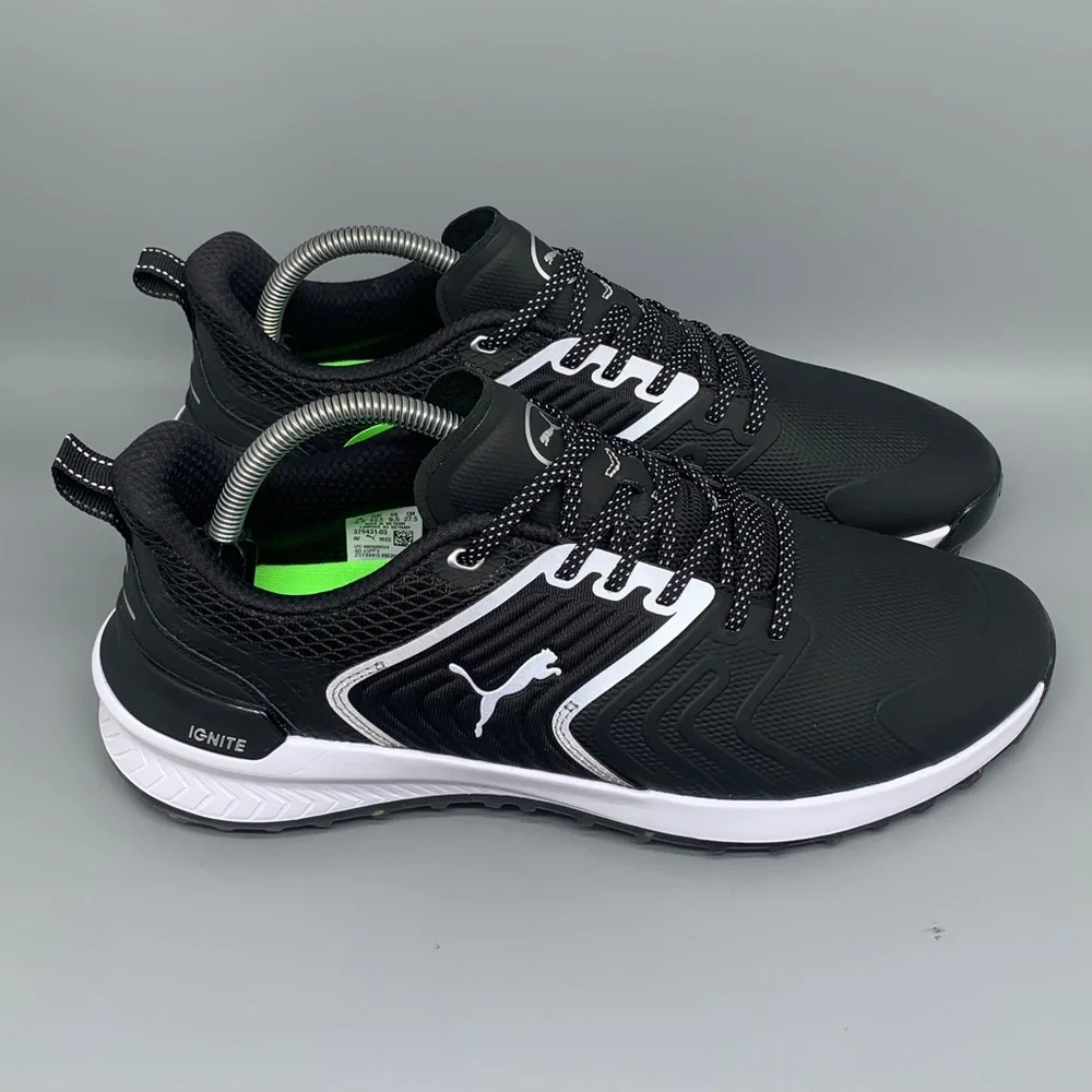 Puma Ignite Innovate Black White Golf Shoes Men’s Sz‎ 9.5 NWT